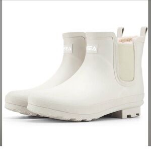 SEA Cream Ankle Rain Boots